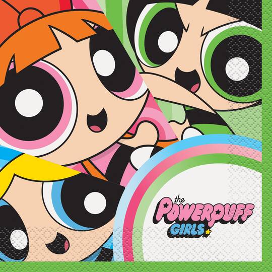 Powerpuff Girls Paper Napkins Powerpuff Girls Party Supplies